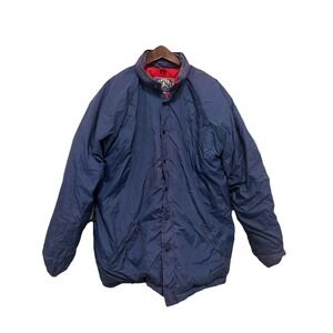 Herters Hudson Bay Blue Goose Down Bomber Jacket Vintage Men's Insulated Puffer